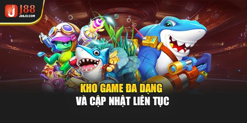 Kho game đa dạng và cập nhật liên tục