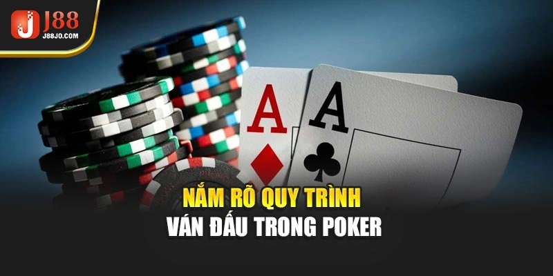 Nắm rõ quy trình ván đấu trong poker