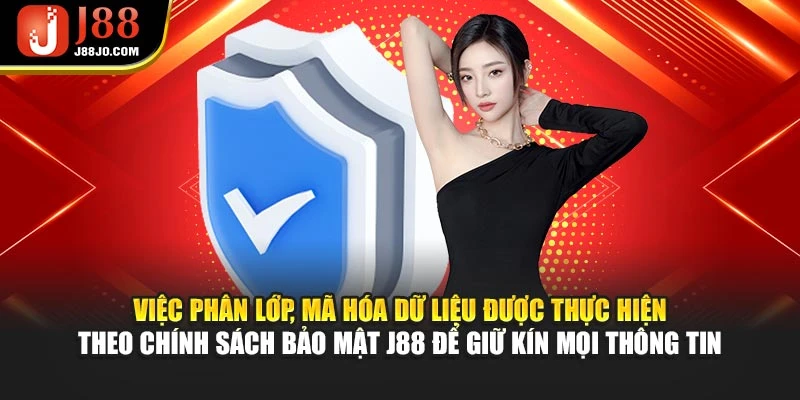 Việc phân lớp, mã hóa dữ liệu được thực hiện theo chính sách bảo mật J88 để giữ kín mọi thông tin